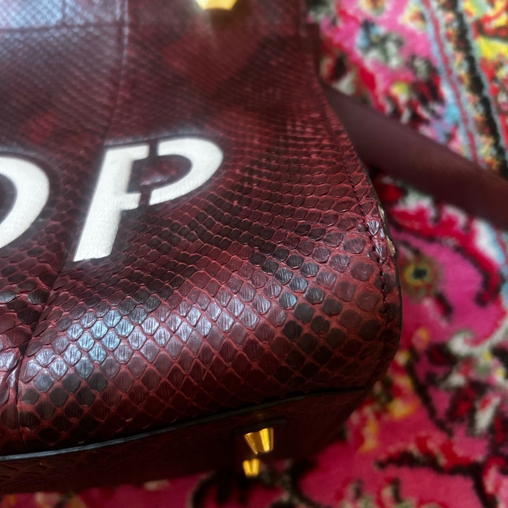 EUC Anya Hindmarch Python Ephson Leather Bag - Picture 8 of 8